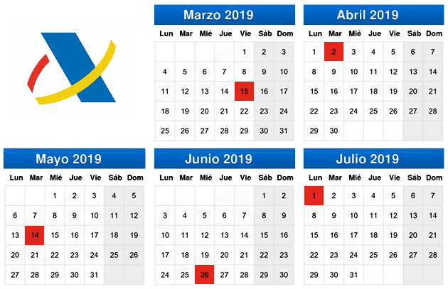 Las fechas clave para presentar la Declaración de la Renta 2019